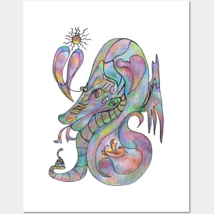 Sea horse Posters and Art